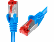 Spacetronik RJ45 CAT 6 S/FTP kabel AWG27 LSZH modrý 2m