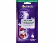 Garnier GARNIER_Pro-Retinol Ampoule Sheet Mask vyhlazující ampule v látkové masce s pro-retinolem 19g