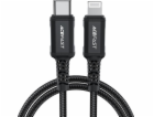 Acefast USB-C – Lightning kabel 1,8 m černý (6974316281306)