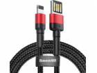 Baseus USB-A - Lightning kabel 1 m Černočervený (CALKLF-G91)