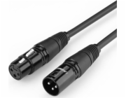 Ugreen UGREEN AV130 kabel XLR samice na XLR samec - 5 m (černý)