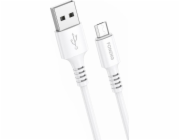 Foneng USB-A - microUSB USB kabel 1 m Bílý (X85 Micro)