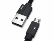 Remax USB-A USB kabel – 1 m černý (54222-uniw)