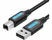 Vention USB-A - USB-B kabel 2 m černý (COQBH)