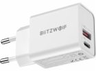 Blitzwolf BW-S20 nabíječka 1x USB-A 1x USB-C 3A (BLZ414WHT)