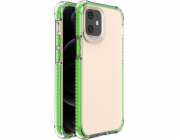 Hurtel Spring Armor gelové flexibilní pancéřové pouzdro s barevným rámečkem pro iPhone 12 mini zelený