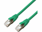 MicroConnect CAT6A S/FTP 5m Zelená LSZH