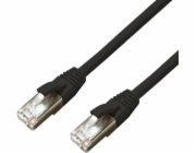 MicroConnect CAT6A S/FTP 3m Black LSZH