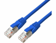 MicroConnect CAT6A UTP 0,5m Modrá LSZH