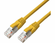 MicroConnect CAT6A UTP 0,5m Žlutá LSZH