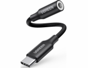Ugreen AV161 USB-C USB adaptér – Jack 3,5 mm černý (50631)