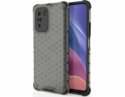 Pancéřové pouzdro Hurtel Honeycomb s gelovým rámem Xiaomi Redmi K40 Pro+ / K40 Pro / K40 / Poco F3 černé