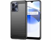 Hurtel Carbon Case pro Realme C35 flexibilní silikonové karbonové pouzdro černé