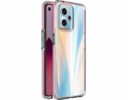 Hurtel Spring Case Realme 9 Pro+ / Realme 9 silikonový kryt s rámečkem světle růžový