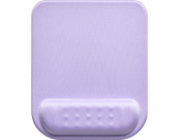 Powerton Opěrka myši a zápěstí, Powerton Ergoline Pastel Edition, ergonomická, fialová, pěna, Powerton