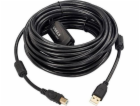 USB MicroConnect USB-A - USB-B kabel 10 m černý (USBAB10B...