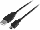 StarTech USB-A - miniUSB USB kabel 0,5 m černý (USB2HABM5...