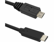 Qoltec USB-A - microUSB USB kabel 1,2 m černý (50476)