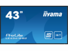 43" iiyama LE4341S-B2: IPS,FHD,3xHDMI,LAN,USB