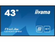 43" iiyama LE4341S-B2: IPS,FHD,3xHDMI,LAN,USB