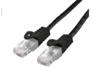 C-TECH kabel patchcord Cat6, UTP, černý, 0,25m