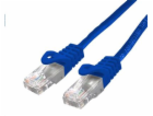 C-TECH kabel patchcord Cat6, UTP, modrý, 0,25m