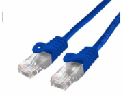 C-TECH kabel patchcord Cat6, UTP, modrý, 0,25m