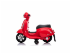 Dětská elektrická motorka Baby Mix Vespa červená