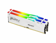 Kingston FURY Beast/DDR5/32GB/6000MHz/CL30/2x16GB/RGB/White