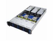 ASUS 2U server 2x SP5, 24x DDR5 ECC R, 24x 2,5NVMe/8xSATA/SAS, 2x 10Gb LAN, 2x 2600Wt, IPMI GPU