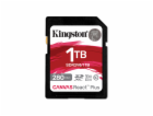 Kingston SDXC karta 1TB Canvas React Plus, UHS-II, U3, V6...