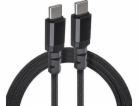 2x USB-C 100W 1m kabel podporující přenos dat PD až 10Gbp...