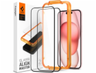 Spigen Glass tR AlignMaster 2 Pack, FC Black - iPhone 15 ...