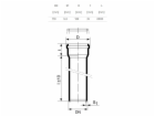 Vnitřní kanalizační potrubí Magnaplast, Skolan O110 mm, 2m