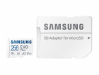 Samsung micro SDXC karta 256GB EVO Plus + SD adaptér