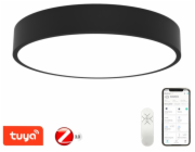 IMMAX NEO RONDATE SLIM SMART stropní svítidlo 80 x 7cm 65W černé Zigbee 3.0, TUYA