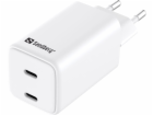 Sandberg AC Charger Dual USB-C PD65W EU