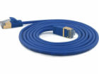 Wantec  Patchkabel SSTP CAT7 Ste. CAT6a d=4mm 25,00m modrá