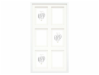 Deknudt S65KK1 white 6x10x15 Wood Gallery double Passepar...