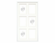 Deknudt S65KK1 white 6x10x15 Wood Gallery double Passepartout