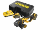 DCG460X2 DEWALT AKU 54V ÚHLOVÁ BEZUHLÍKOVÁ BRUSKA FLEXVOL...