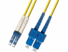 OPTIX LC/UPC-SC/UPC Optický patch cord 09/125 3m G657A