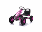 Dětská šlapací motokára Go-kart Baby Mix Razor růžová