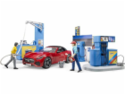 bworld Tankstelle mit Waschplatz, Spielfigur