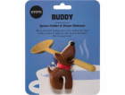 OTOTO Buddy Brown Spoon Holder & Steam Releaser