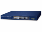 Planet GS-2210-24P2S WEBsmart L2 switch, 24x1Gb, 2x1Gb SF...