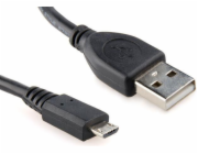 Gembird USB-A - microUSB kabel 1 m černý (CCP-MUSB2-AMBM-1M)