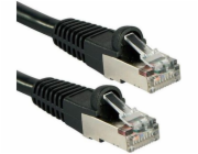 Lindy Patchcord Cat6A, S/FTP, LSOH, 2m, černý (47179)