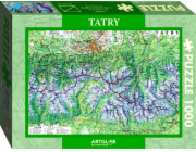 Artglob Puzzle 1000 - Turistická mapa Tatry 1:50 000