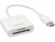 Lindy USB 3.1 Type C čtečka SD/microSD karet (43185)